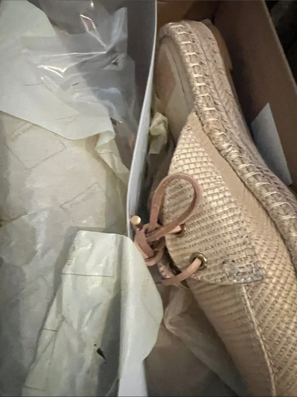 Dolce Vita Woven Espadrille Mule Loafers in Natural